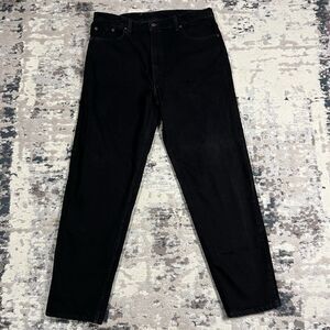Vintage Levis 550 Jeans Mens 40x32 Black Denim Tapered Leg USA Made 90s 1994 EUC